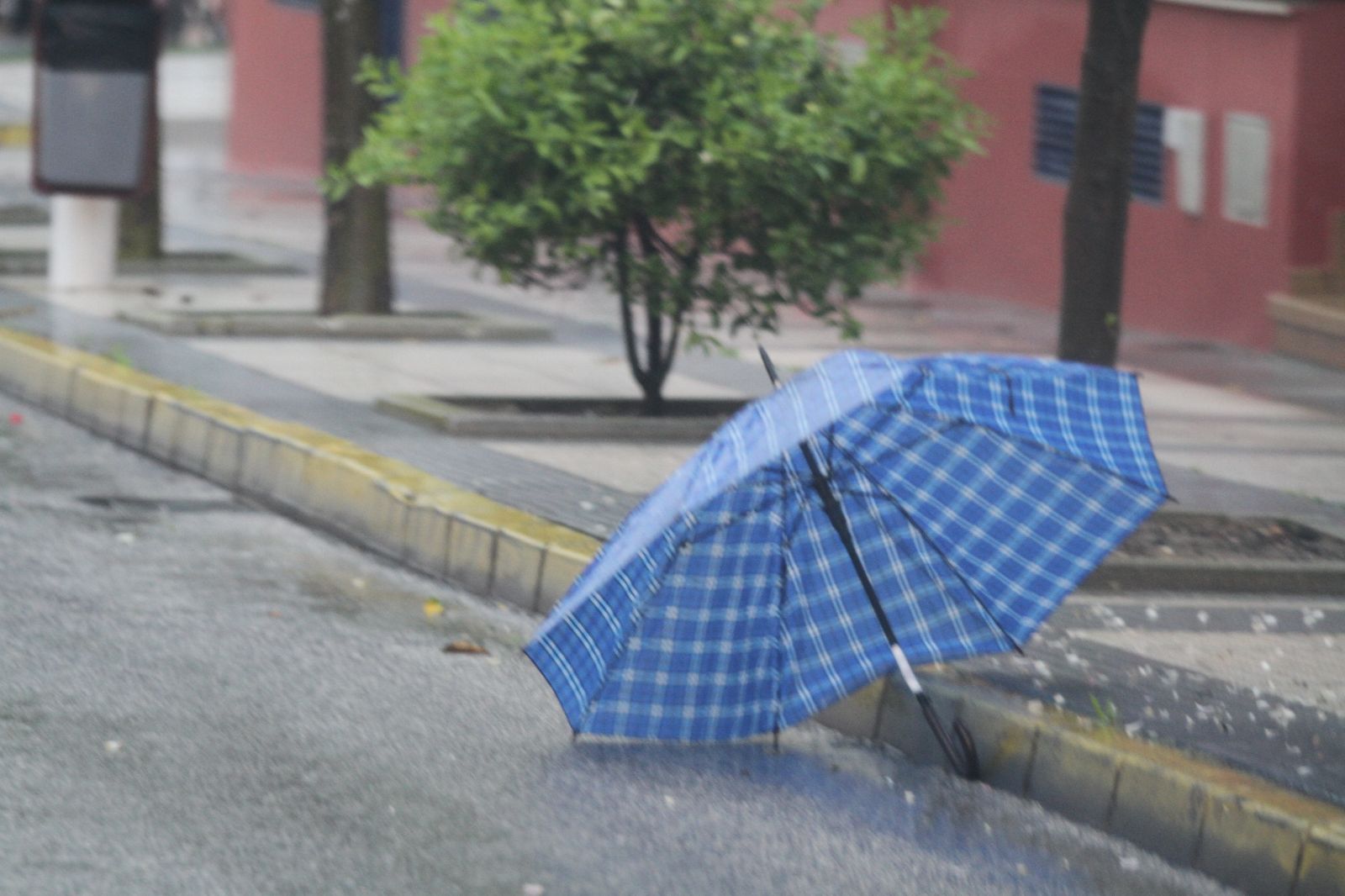 Imágenes de las consecuencias de las lluvias en Punta Umbría