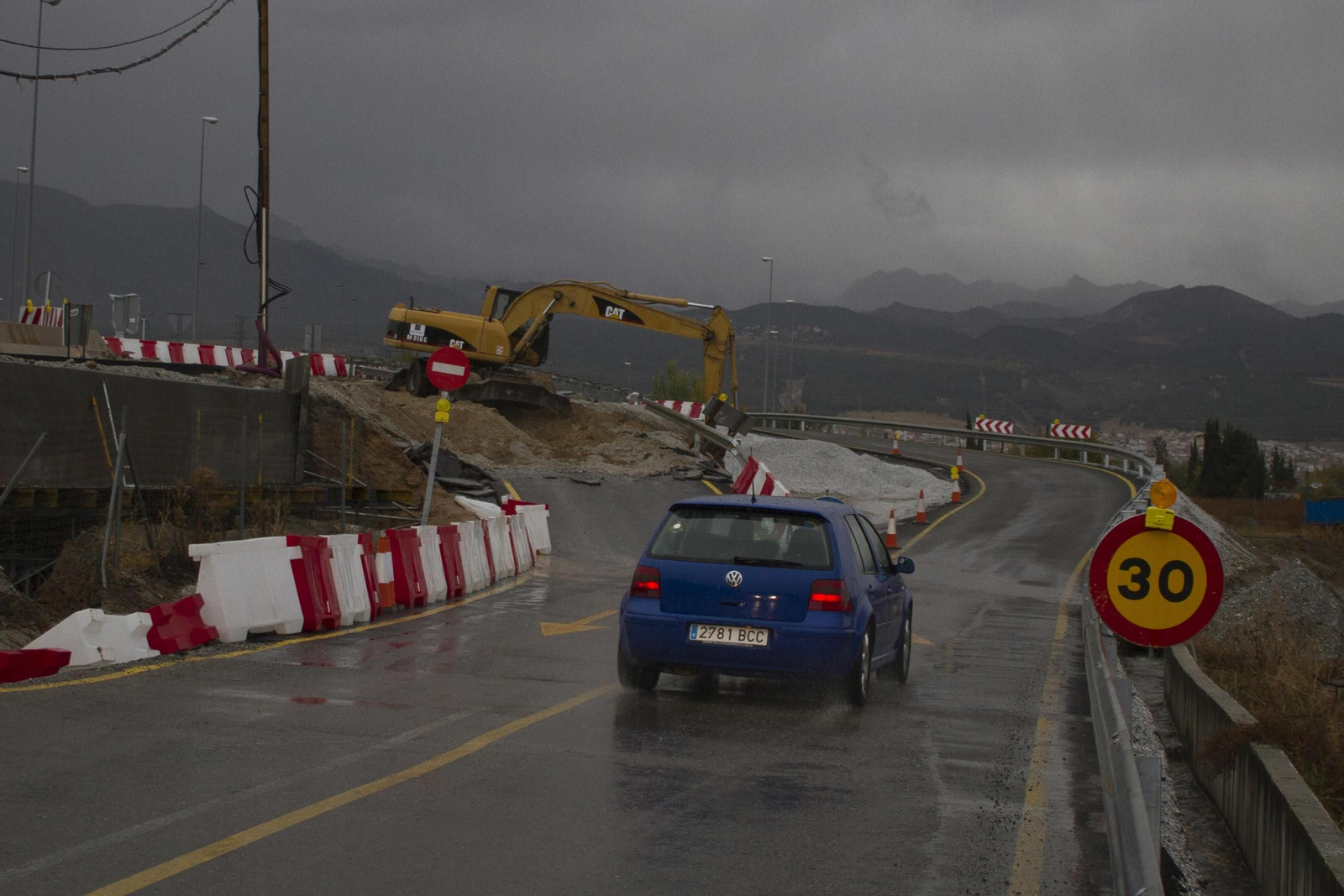 Imágenes de la lluvia en Granada