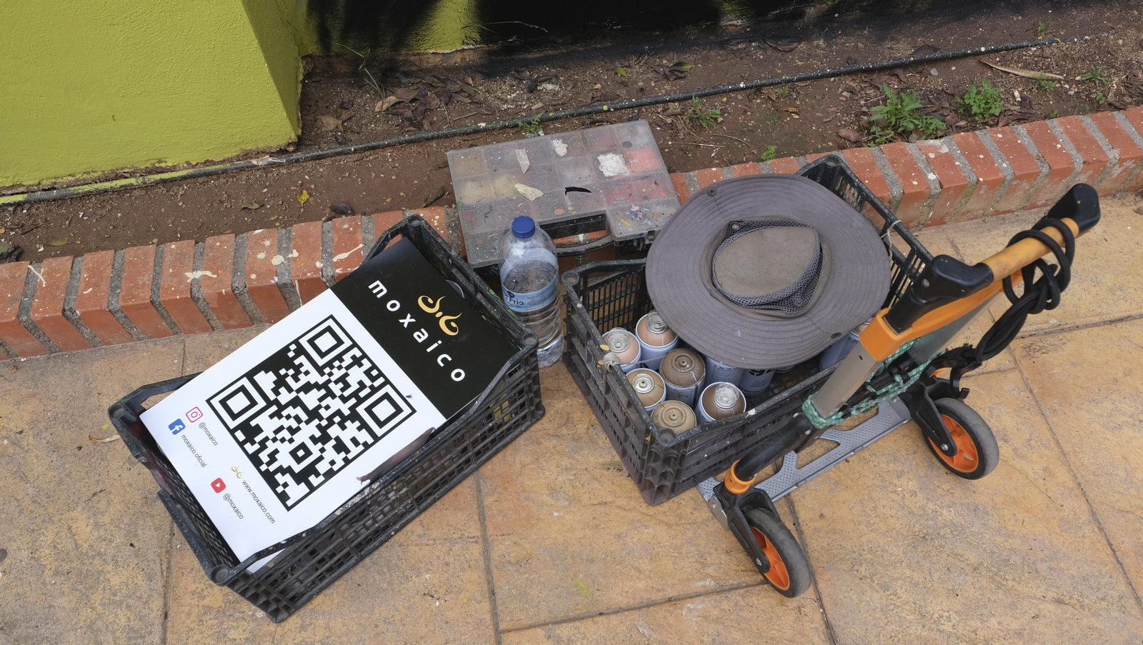 Moxaico, talento muralista almeriense