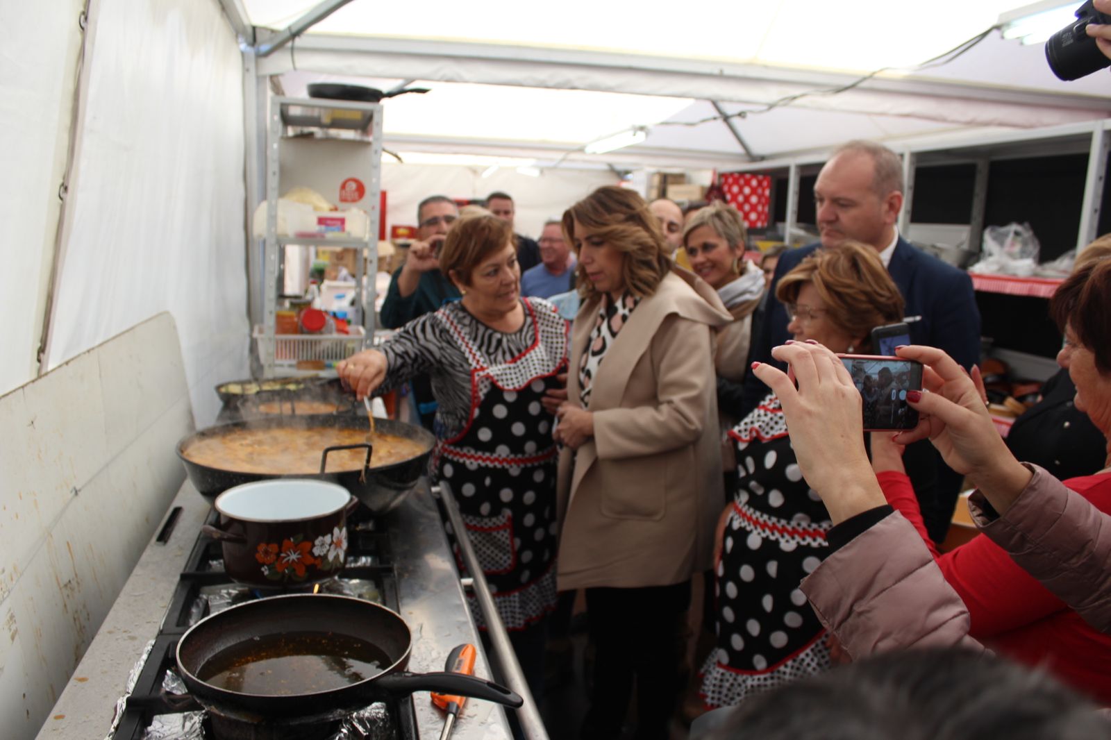 Susana Díaz visita la Feria de Cuevas del Almanzora