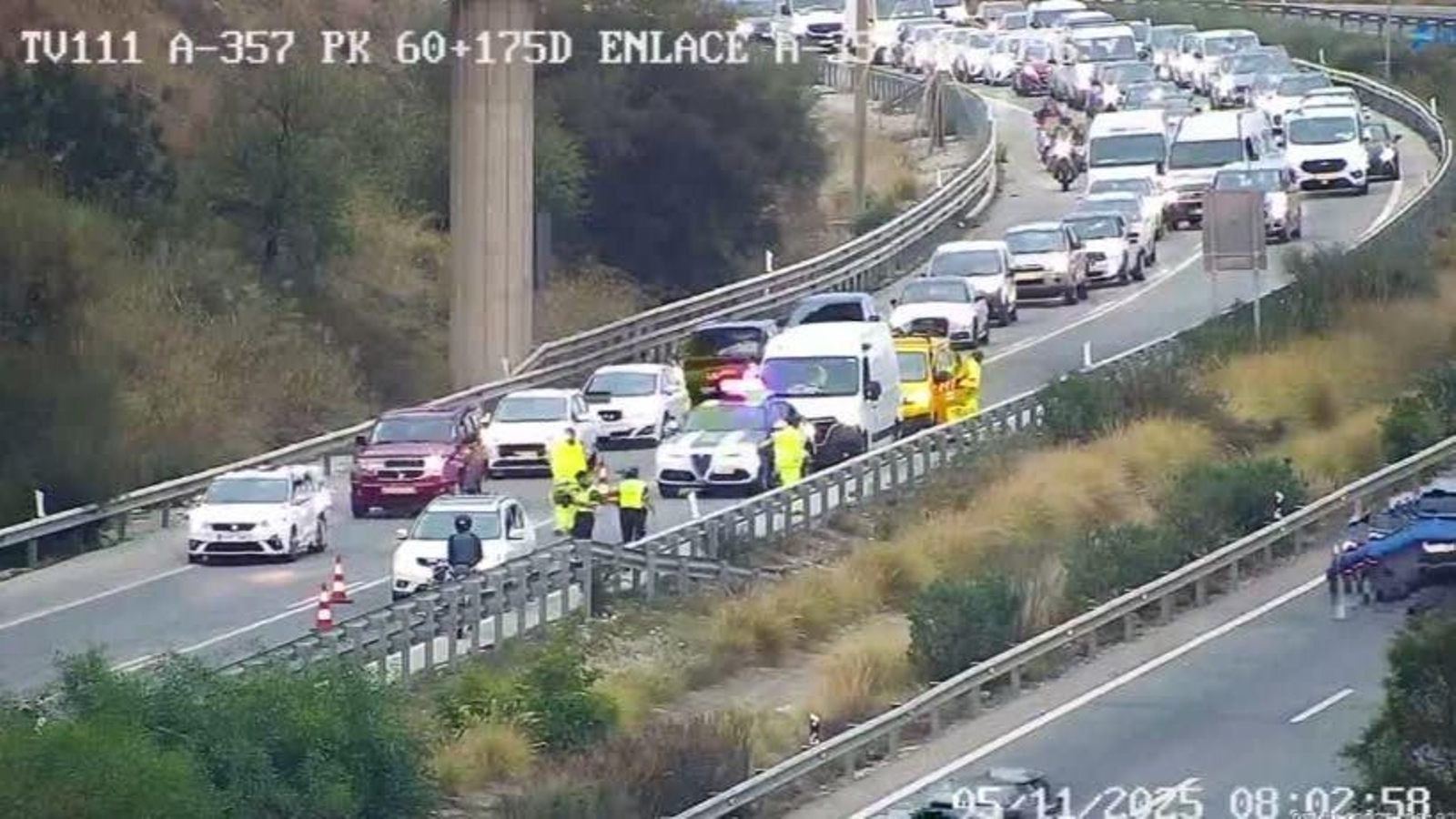 Accidente a la entrada del Parque Tecnológico