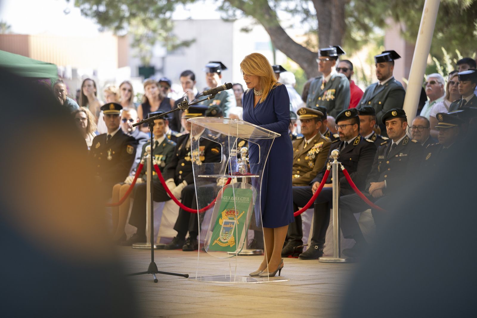 Imágenes de los actos de celebración de la festividad de la patrona de la Guardia Civil, la Virgen del Pilar.