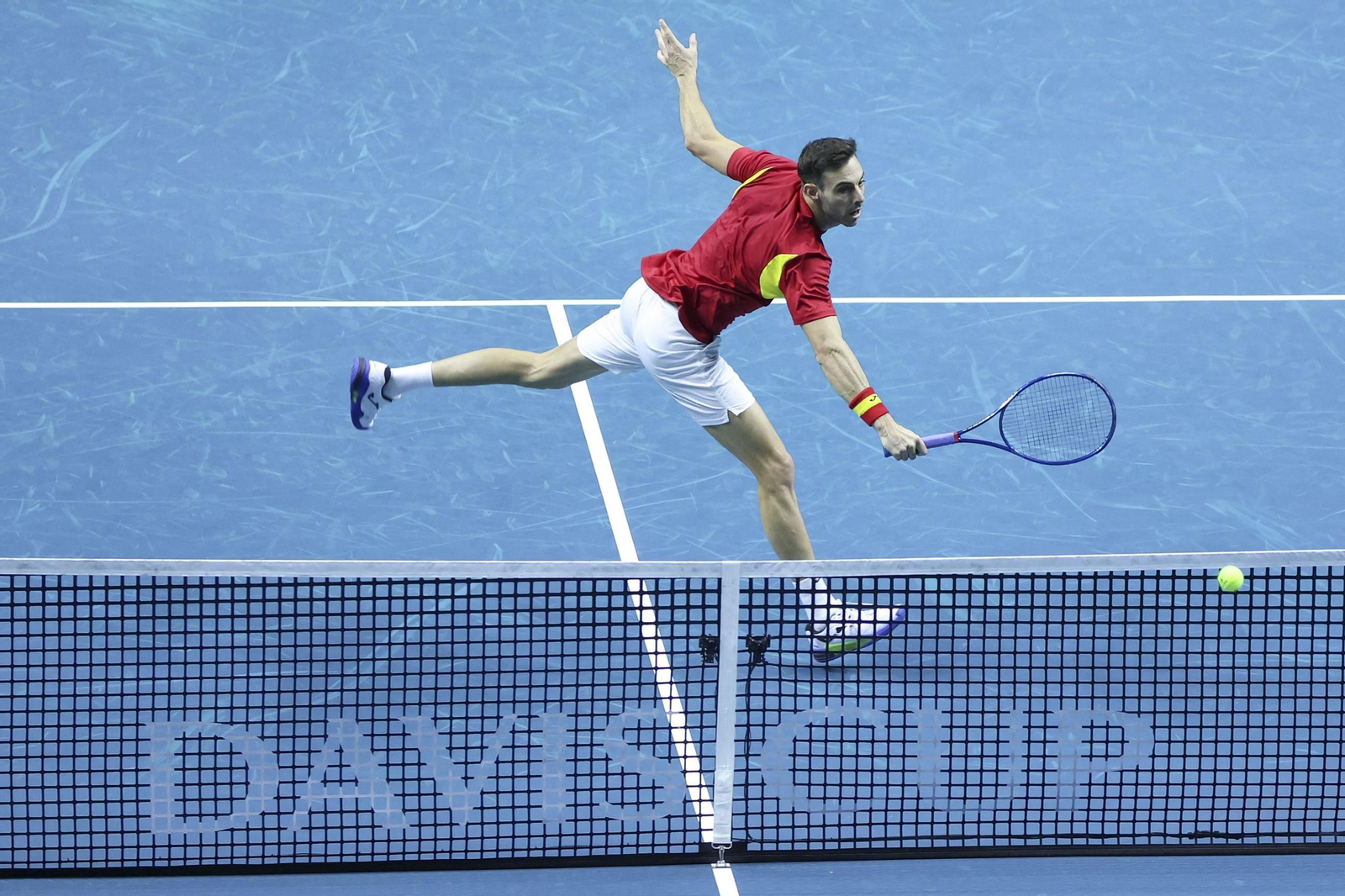 Las fotos de la derrota de España en el dobles ante Países Bajos