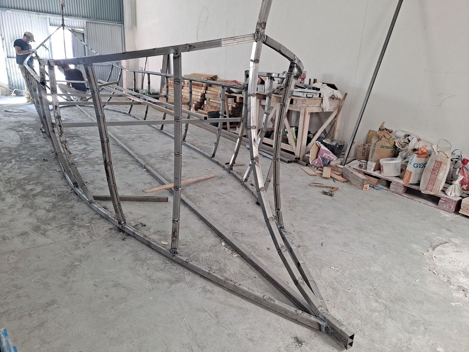 Construcción de la reproducción del barco etrusco