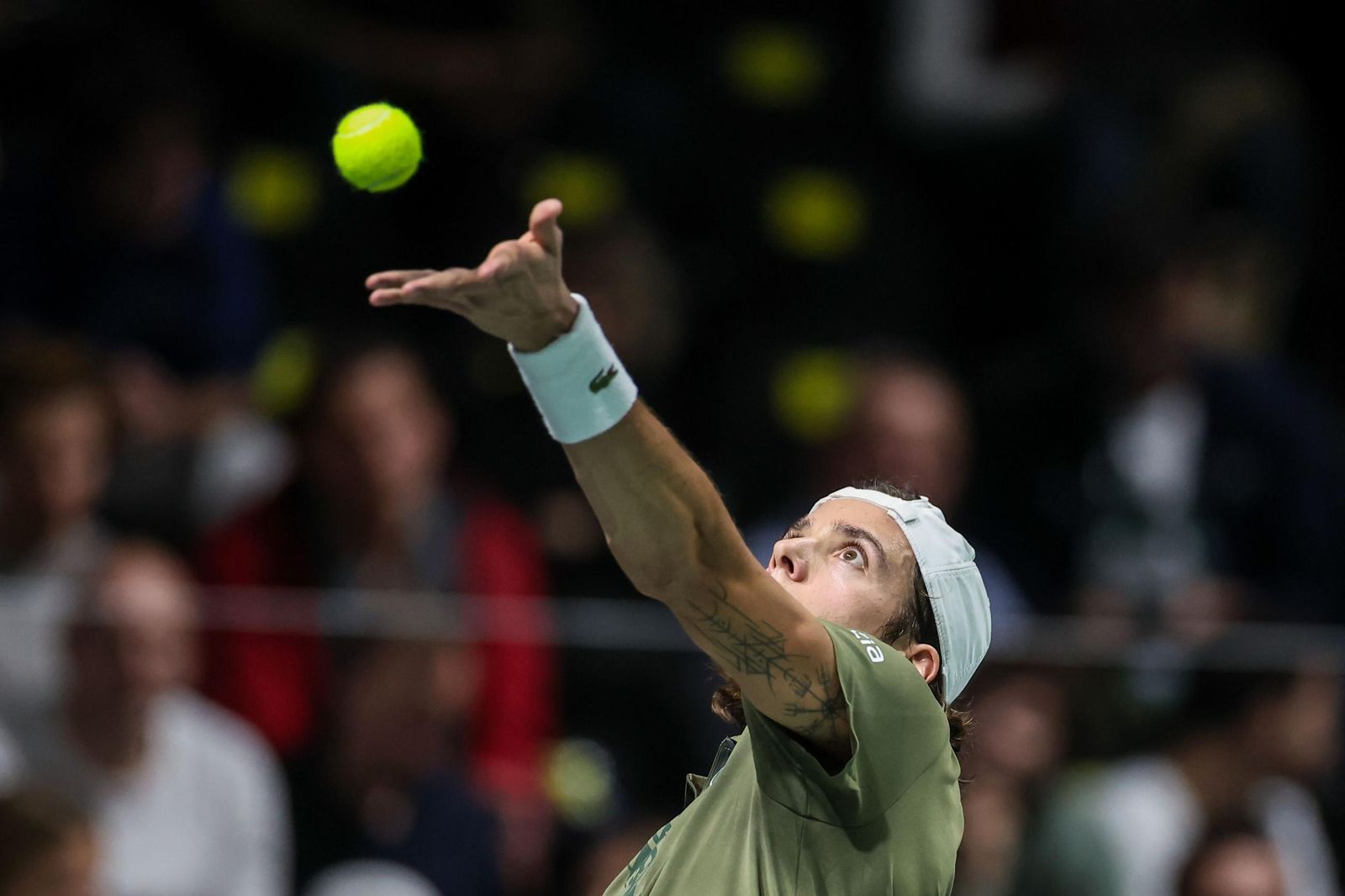 Alejandro Davidovich-Arthur Cazaux del Masters 1000 de París, en fotos