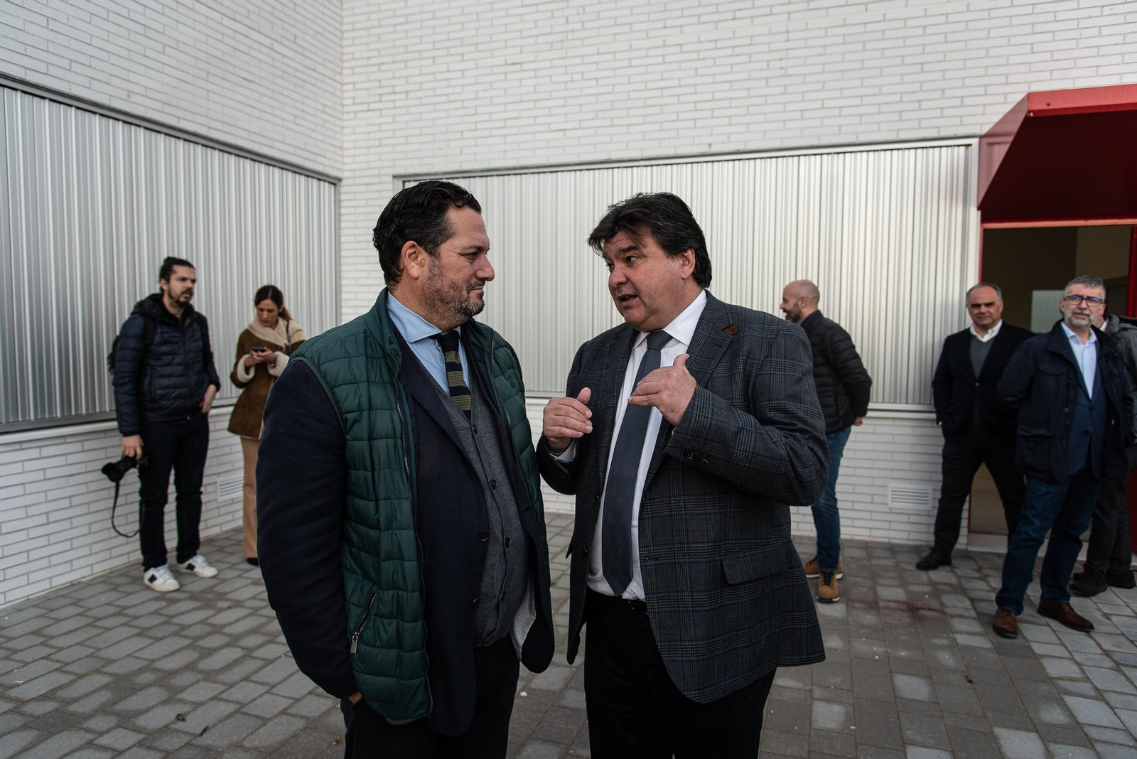Imágenes de la visita de la Consejera de Desarrollo Educativo y Formación Profesional al nuevo colegio del Ensanche