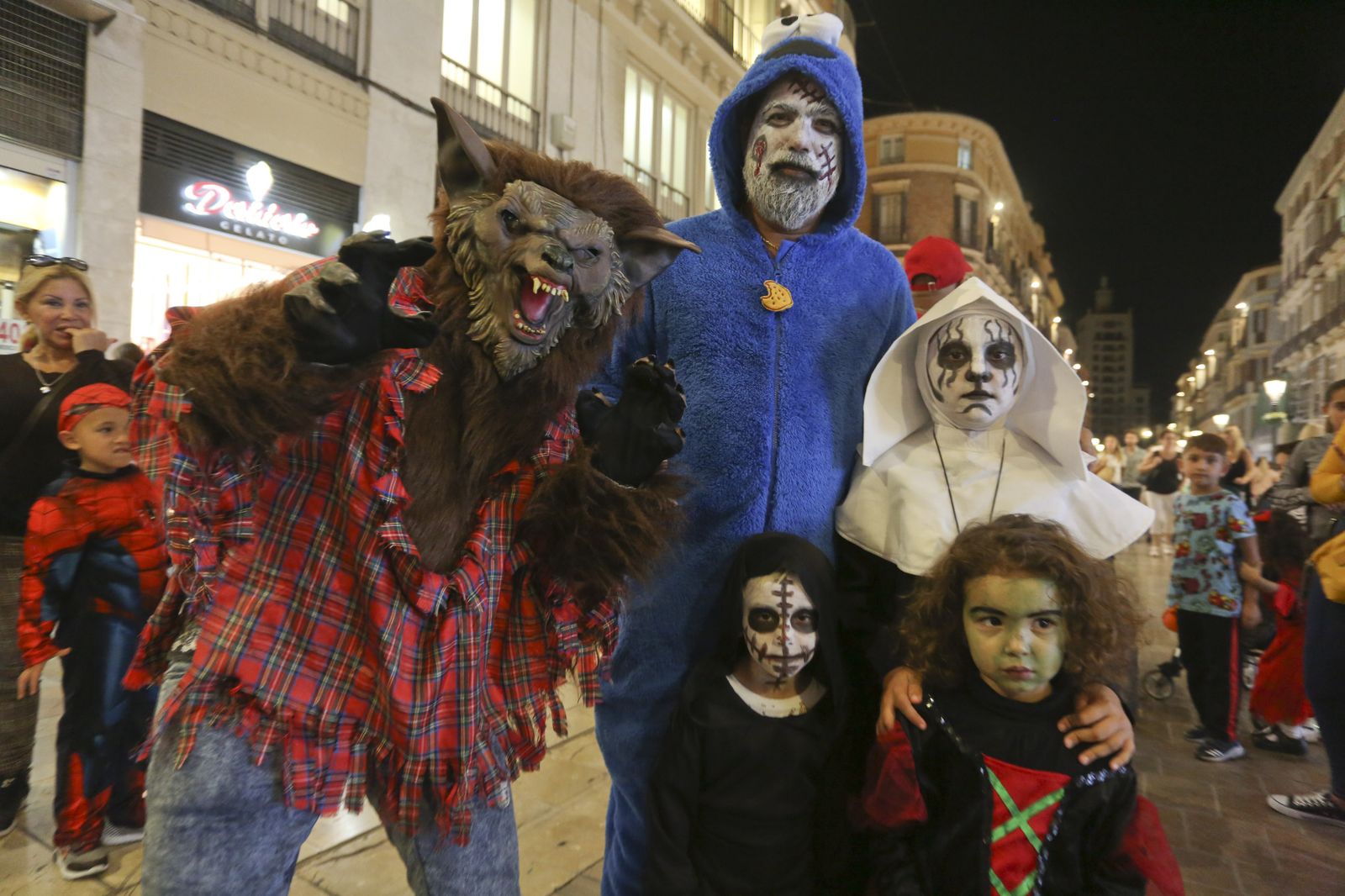 Las fotos de la noche de Halloween en Málaga