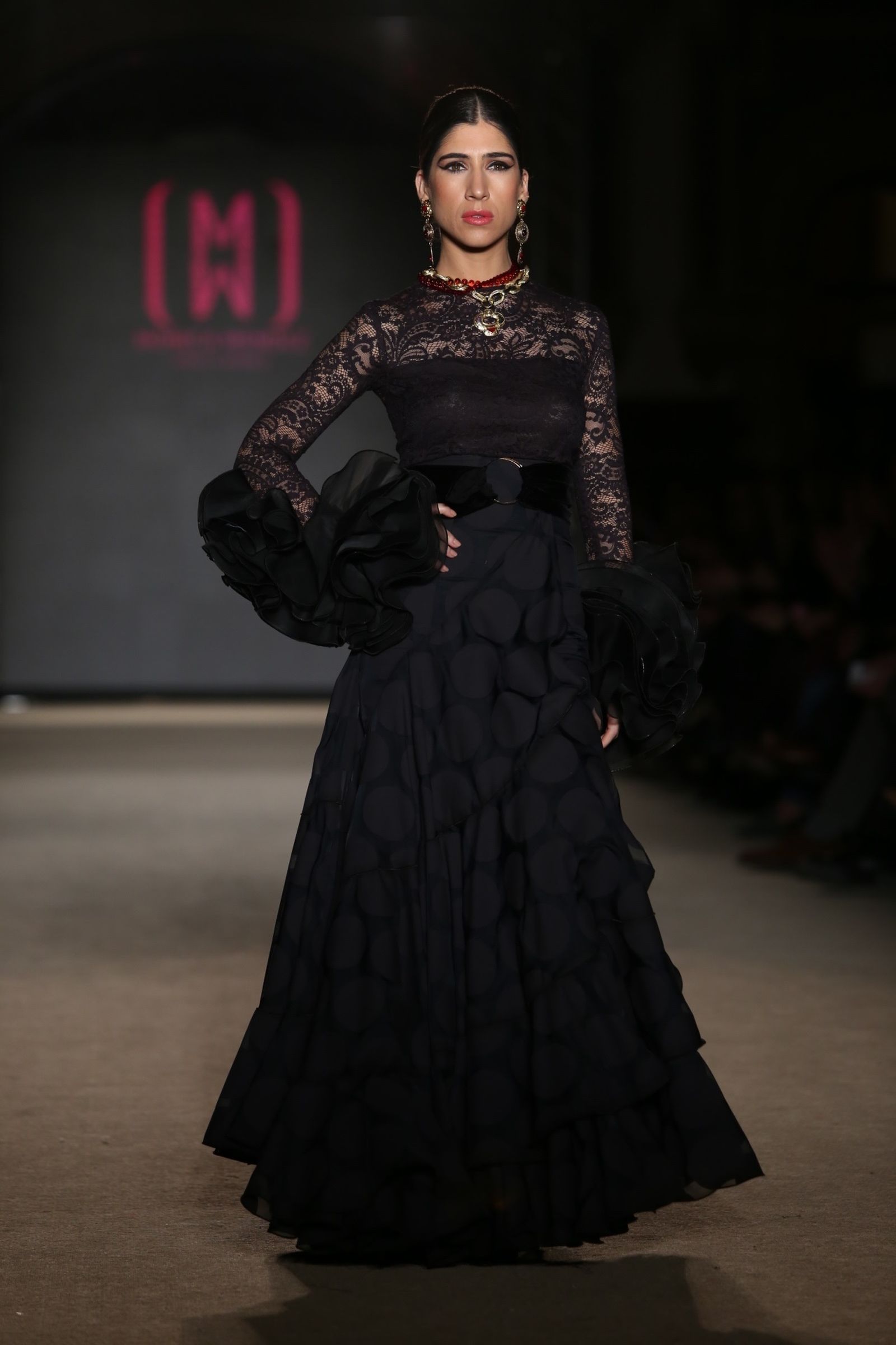 El traje de flamenca negro de 2019, sinónimo de elegancia