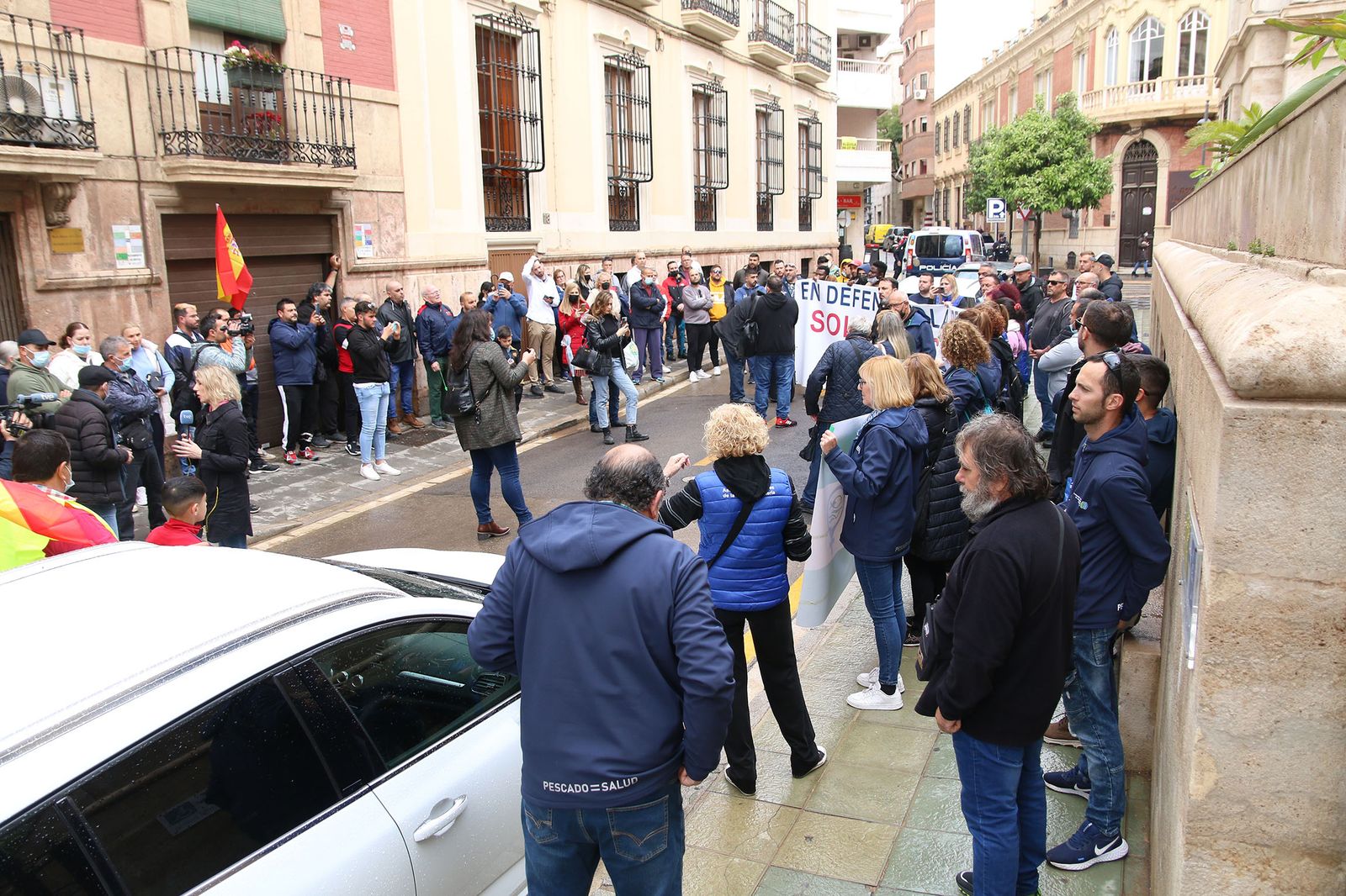 Fotogalería manifestación del sector pesquero