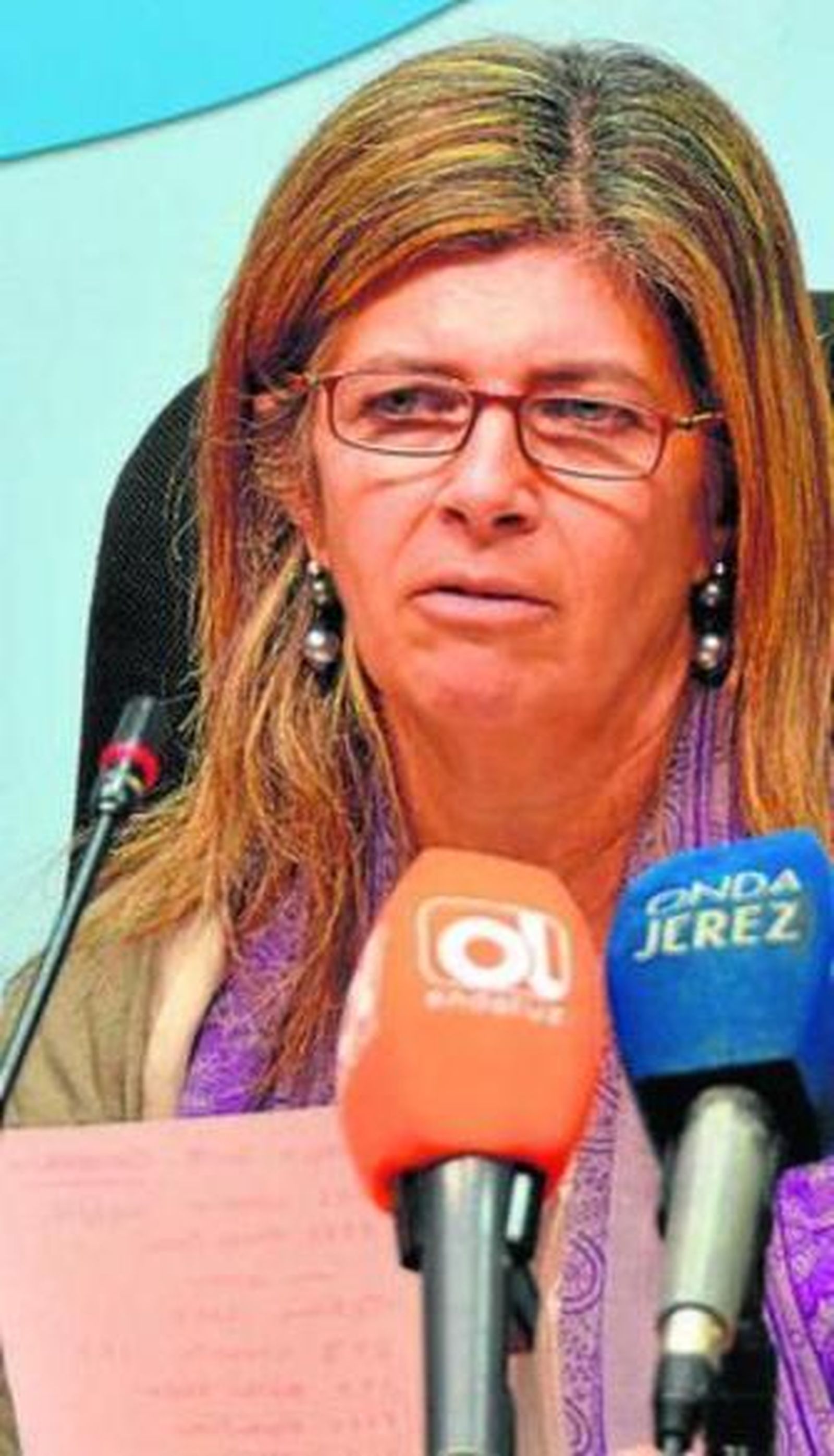 La delegada Isabel Paredes.