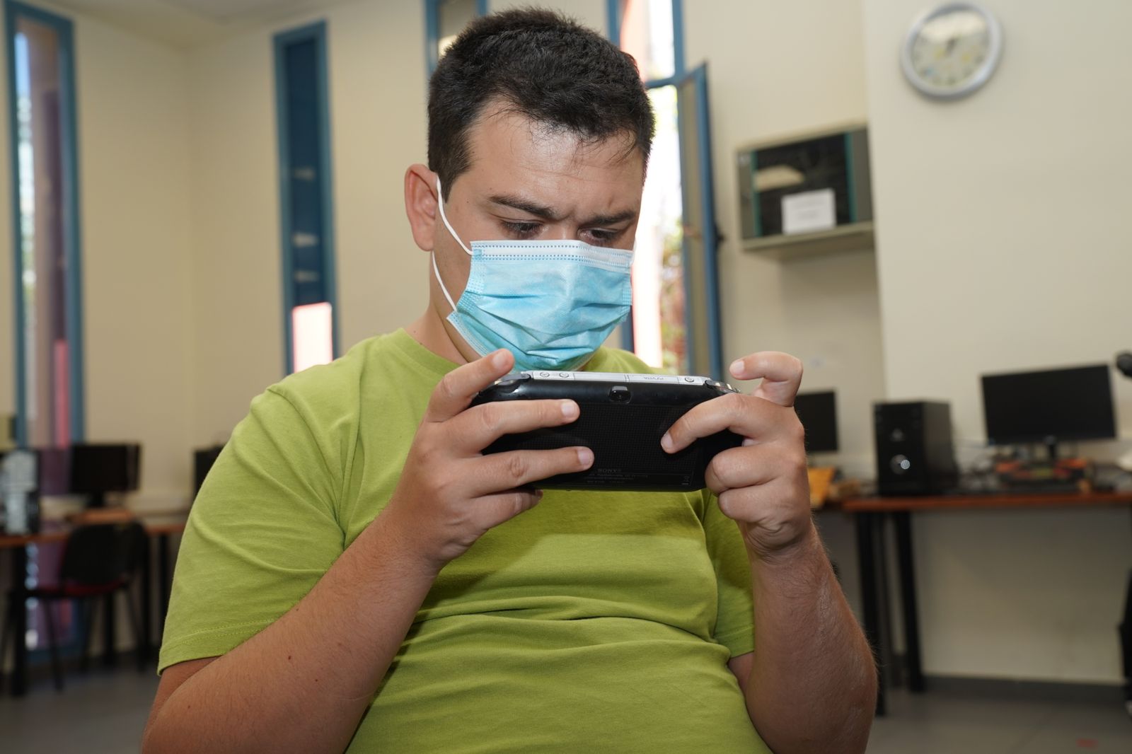 Un usuario de Fepamic en Córdoba.