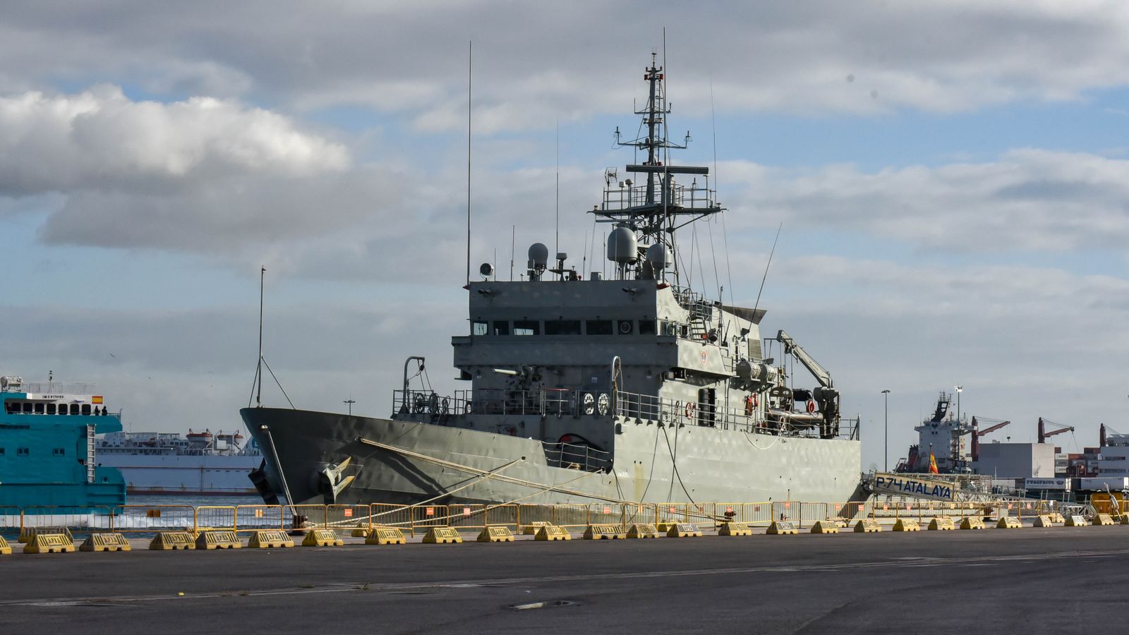 Las fotos de la patrullera Atalaya en el puerto de Algeciras