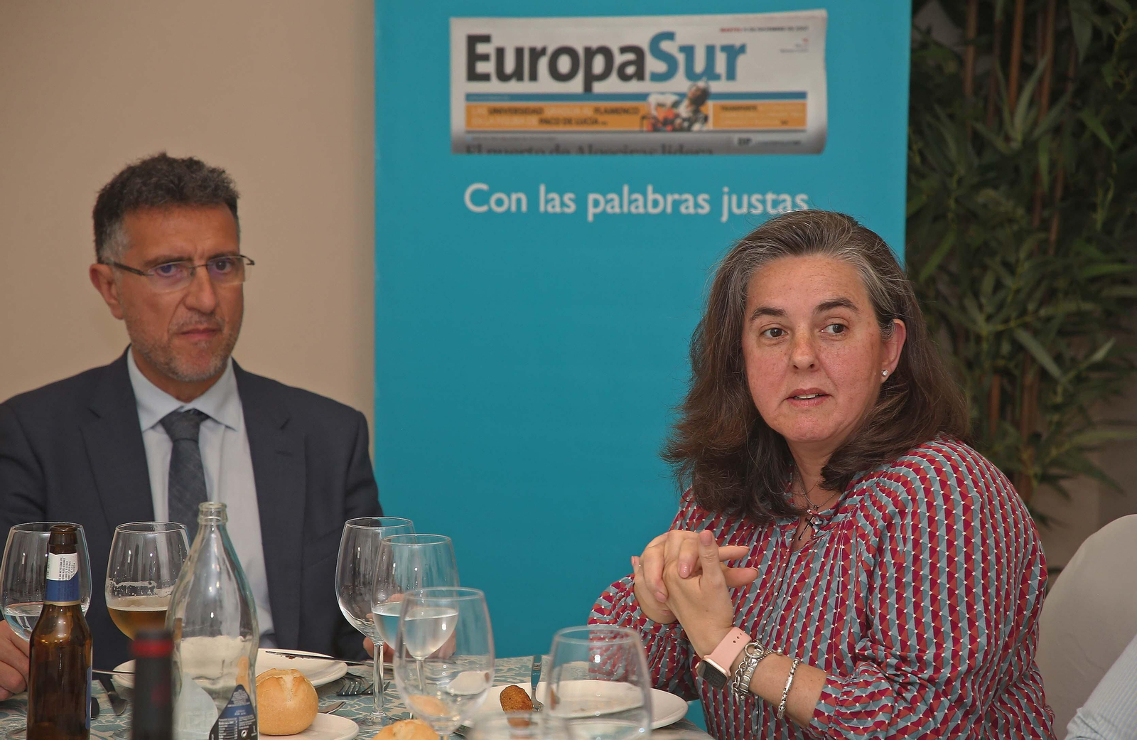 Fotos de la tertulia cofrade de Europa Sur en Algeciras 2023