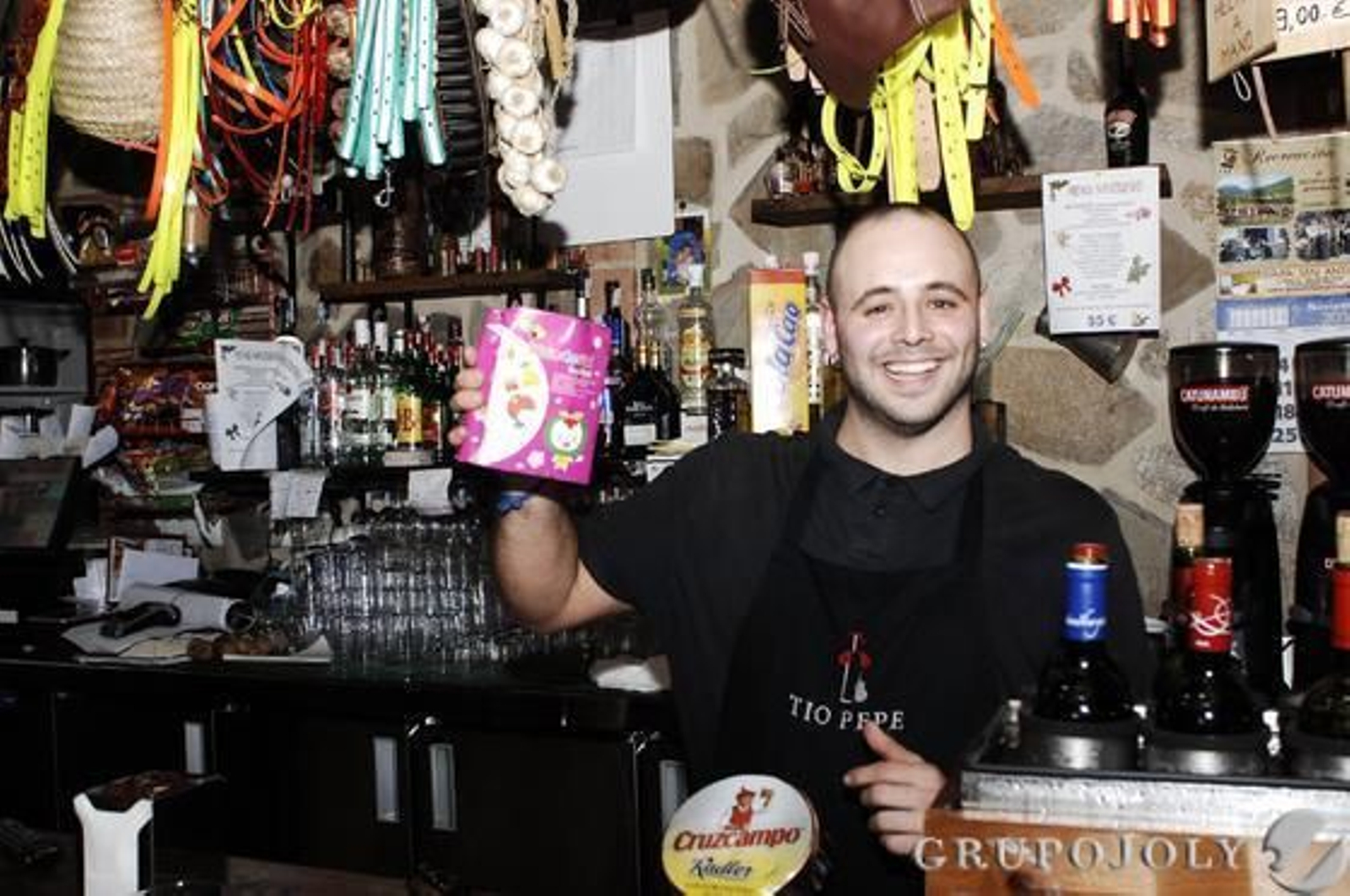 El Bosque festejó por todo lo alto el Gordo. 

Foto: Ramón Aguilar