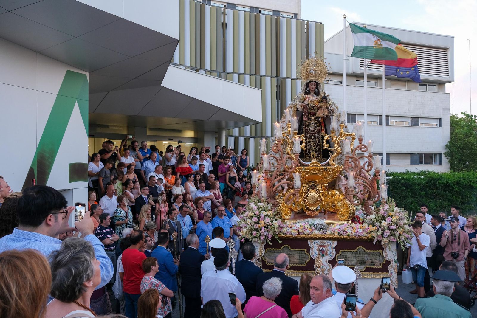 Procesión Virgen del Carmen de Santa Ana y Virgen del Carmen de San Leandro
