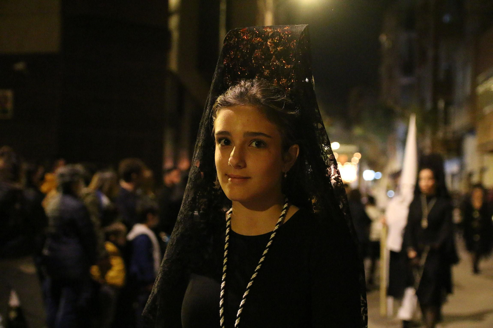 La procesión del Silencio de Almería, en imágenes