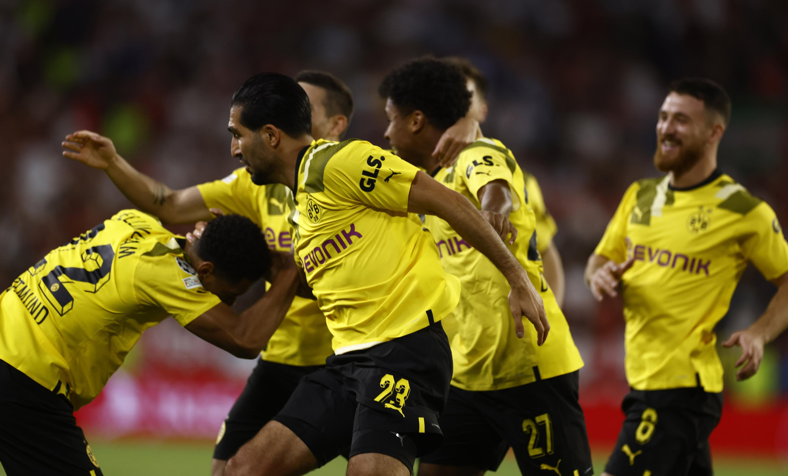 Las imágenes del Sevilla fc-Borussia