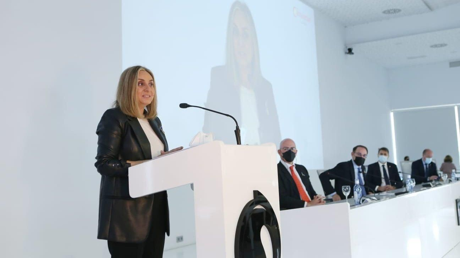Marifrán Carazo, durante su intervención.