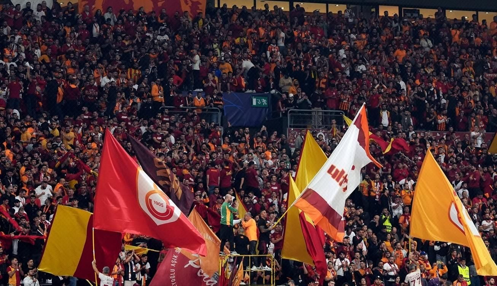 Una imagen de archivo de las gradas del estadio del Galatasaray, actual campeón de la Superliga turca.