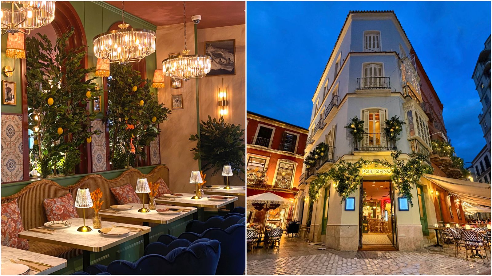 El nuevo restaurante italiano en el centro de Málaga, Portofino.