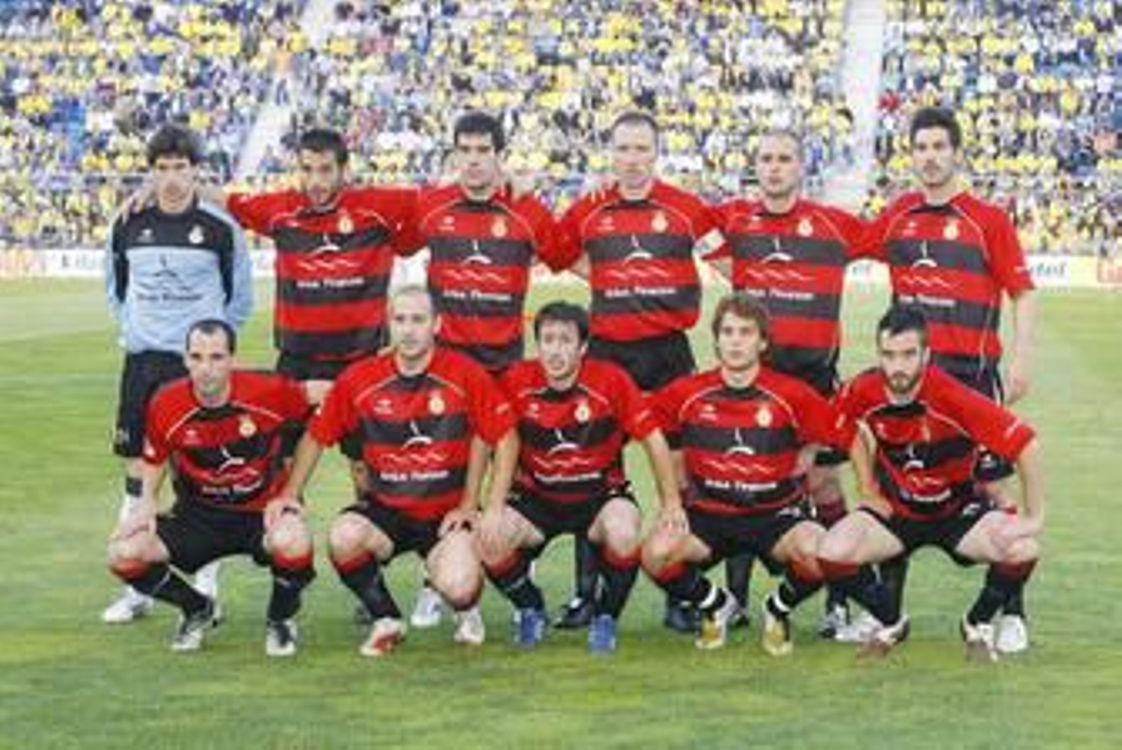 Formación del Real Unión en su única visita al Carranza. La de hoy no diferirá demasiado de ésta.