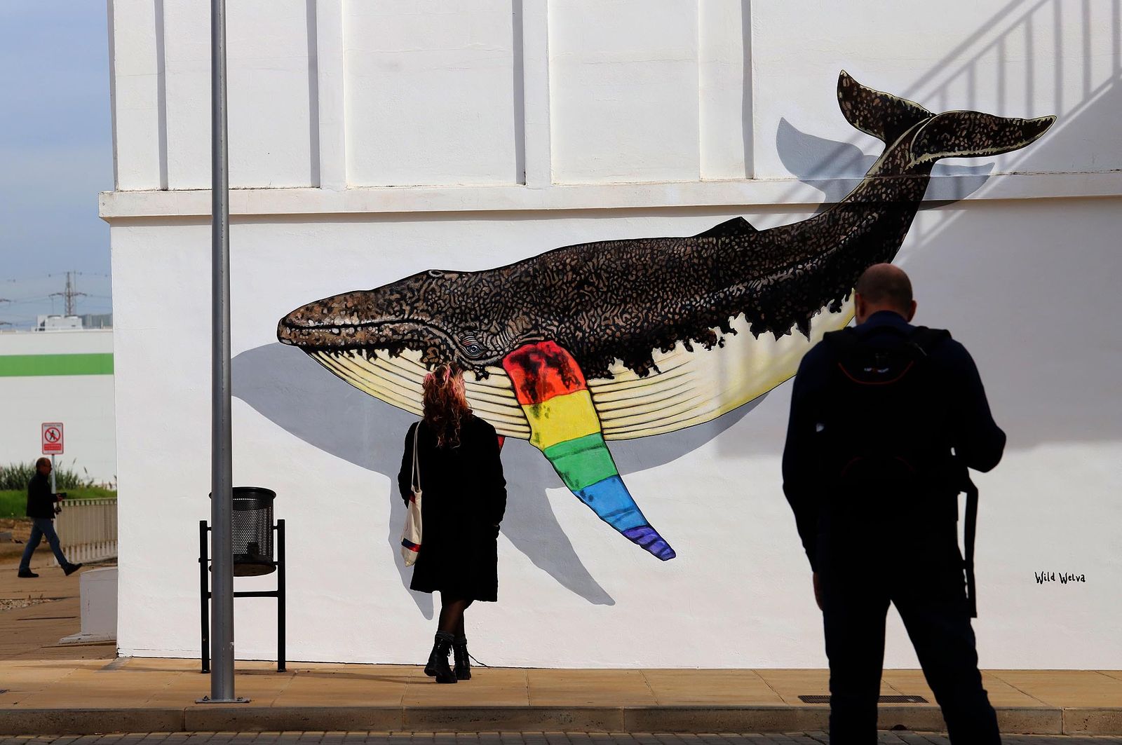 Wild Welva y María JL Hierro inauguran las nuevas intervenciones de Arte urbano en el Campus del Carmen, en imágenes