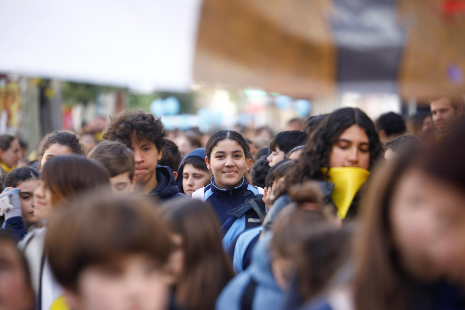 Más de un millar de niños marchan por Córdoba contra el cáncer infantil