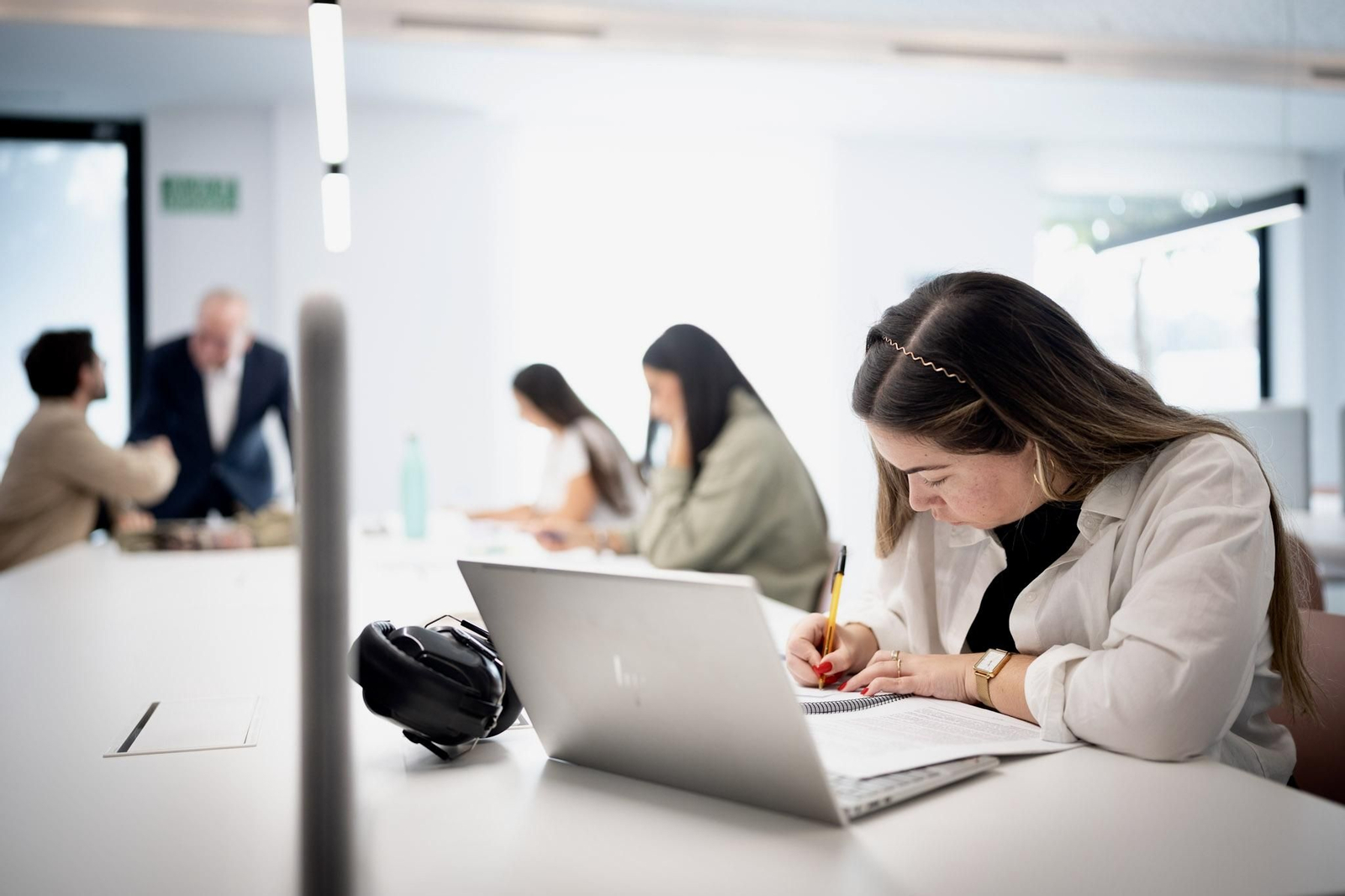 Interior de la nueva sala de estudios de Málaga.