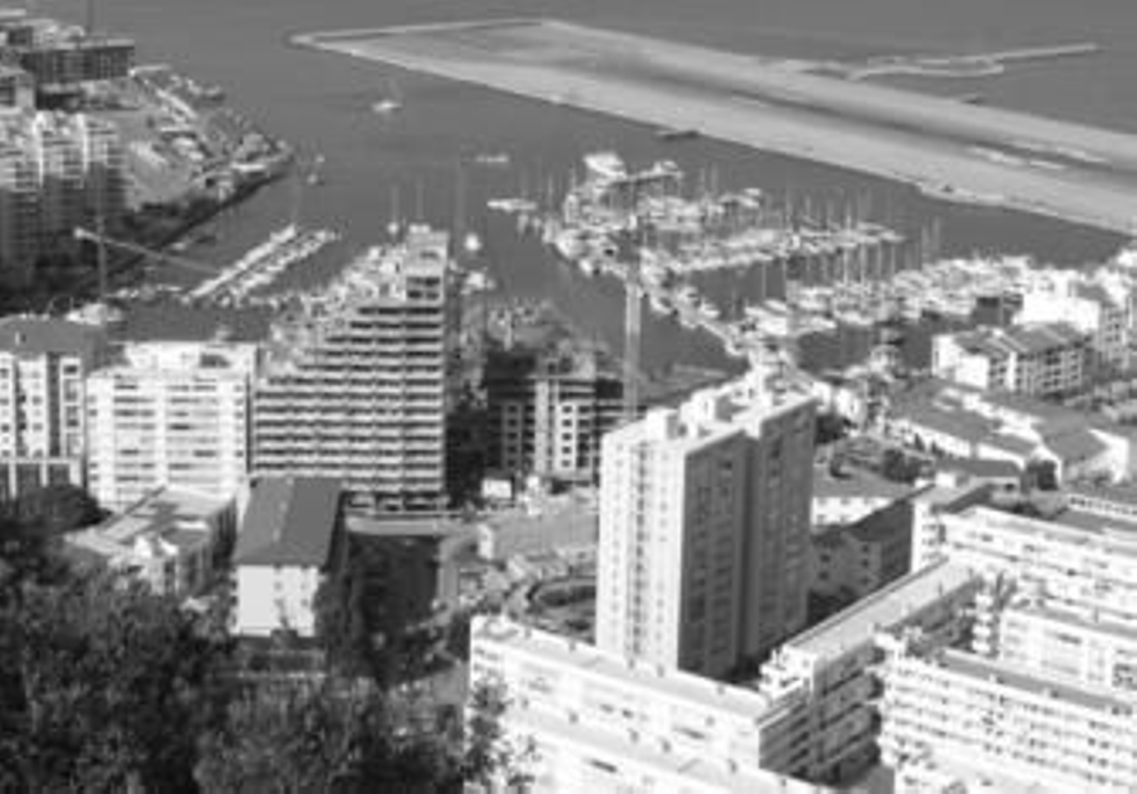 Imagen del puerto deportivo de la colonia británica de Gibraltar.