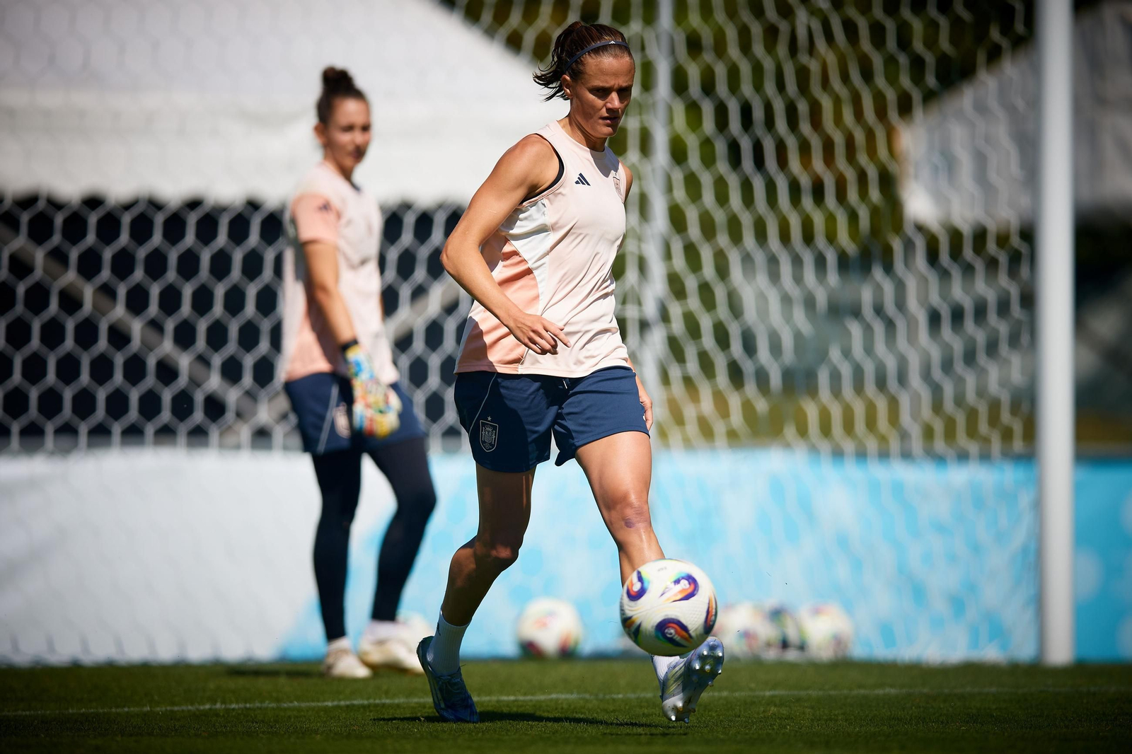 Las fotos de España antes de enfrentarse a Suiza en la Eurocopa femenina