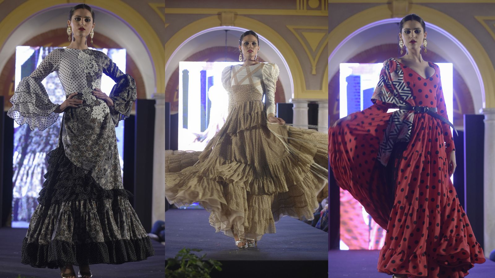 Desfile de Adelina Infante en Huelva Flamenca 2020