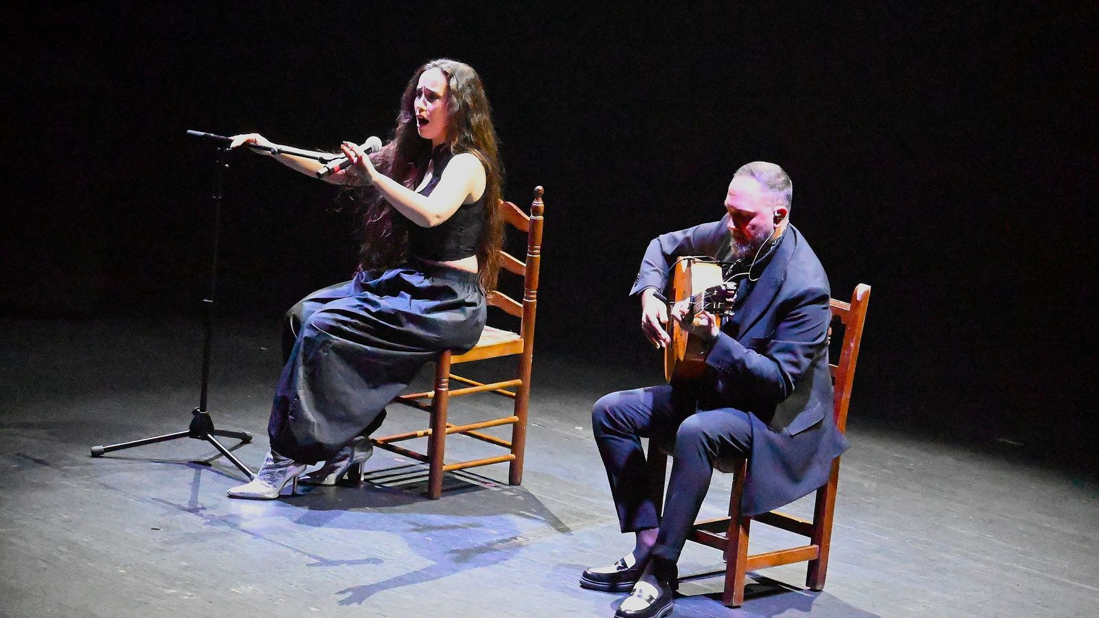 Rocío Luna con Nono Jero.