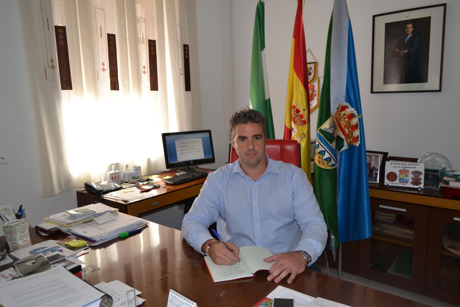 Manuel Jesús Flores, alcalde de Viator.