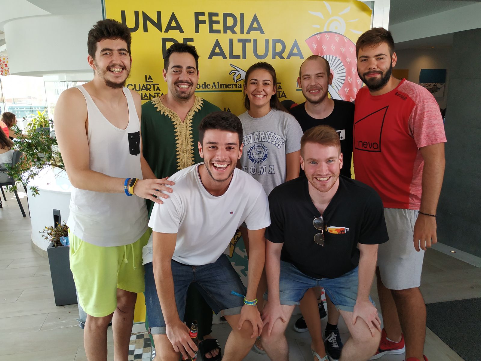 La terraza más concurrida