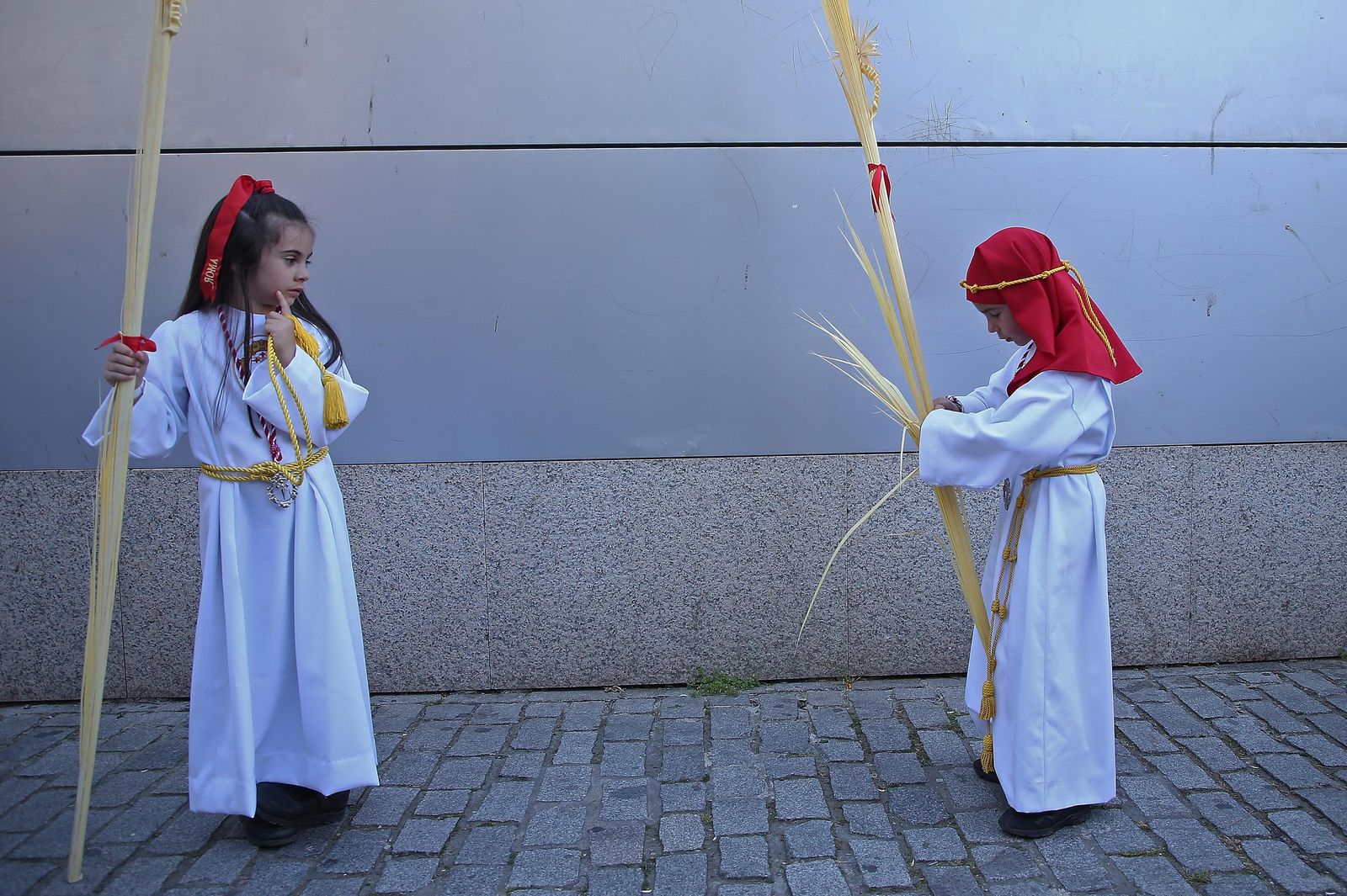 Fotos del Domingo de Ramos en Algeciras: Borriquita y Oración en el Huerto