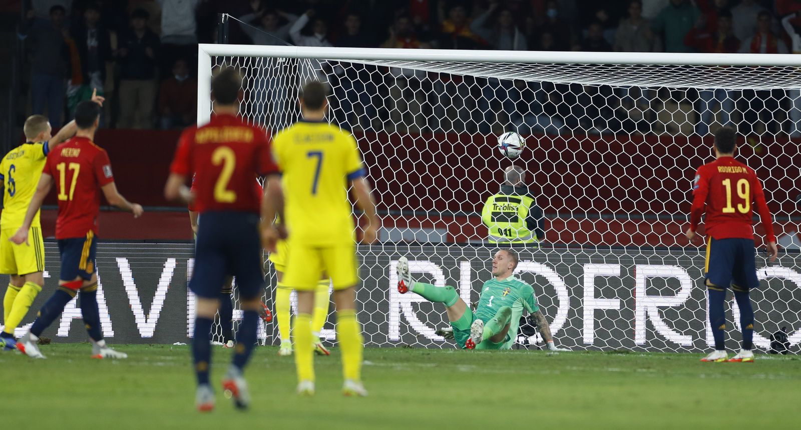 Las imágenes del España-Suecia