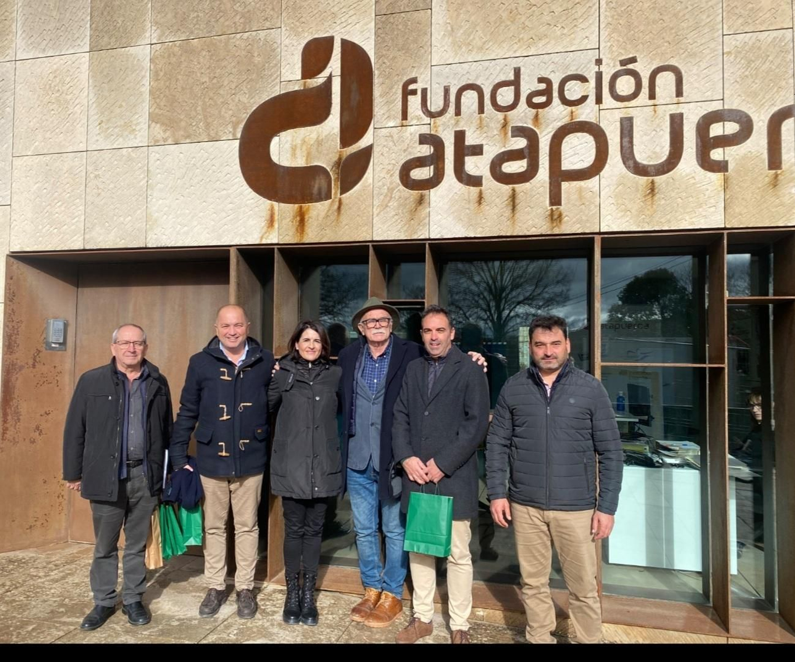 Delegación de Antas durante su visita a la Fundación Atapuerca. Delegación de Antas durante su visita a la Fundación Atapuerca.