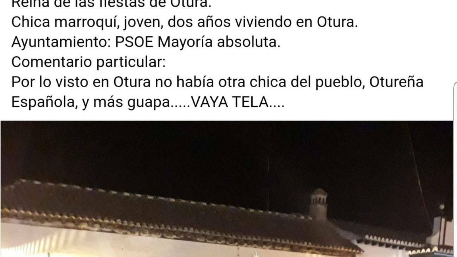 Mensaje borrado por Vox.