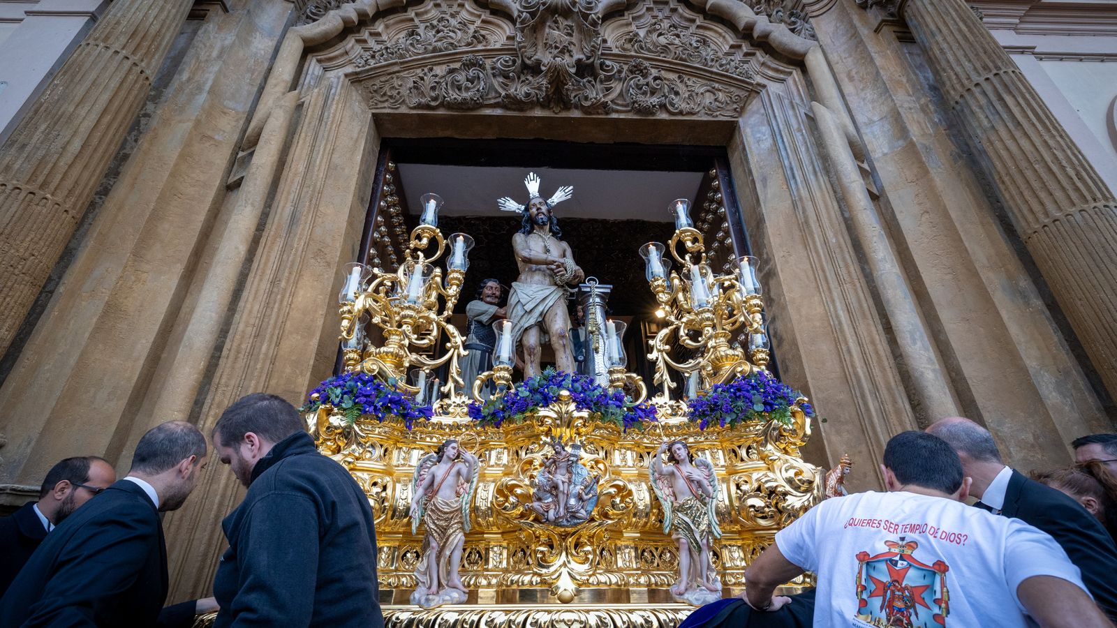 Las imágenes de la cofradía de Columna en la Semana Santa de Cádiz de 2024