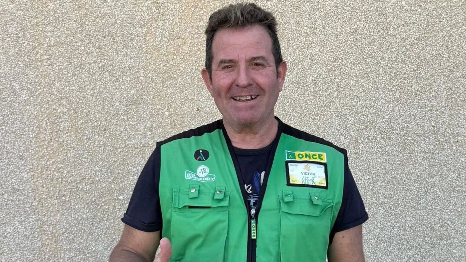 El vendedor Víctor González Carrero.