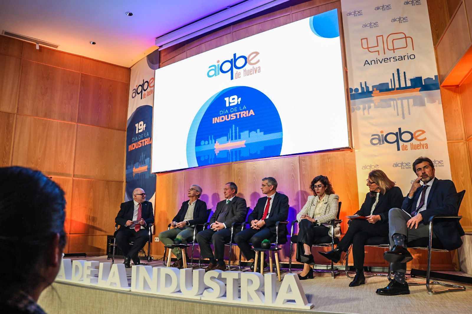 Fotografías del Día de la Industria en Andalucía 2026 y entrega el Premio Aiqbe a la Trayectoria Industrial a Juan Manuel Díaz del Valle