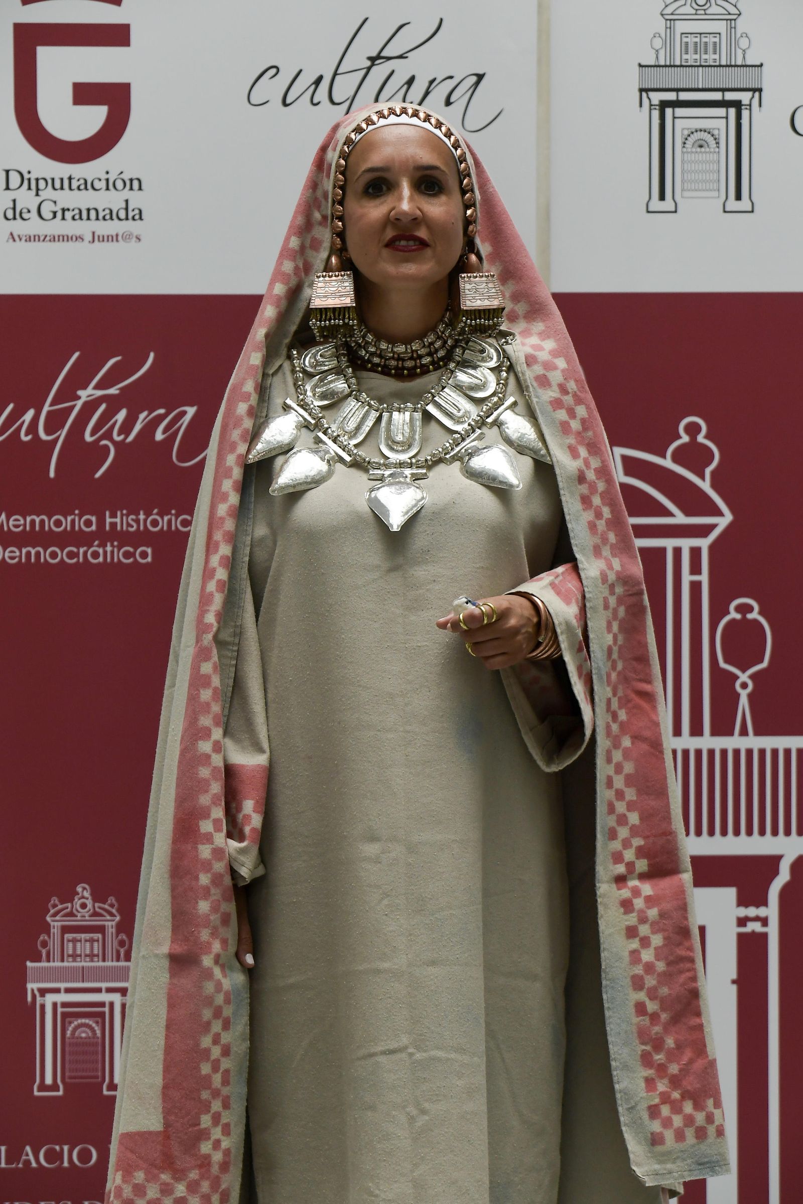 Vanesa Mesa, caracterizada como la Dama de Baza