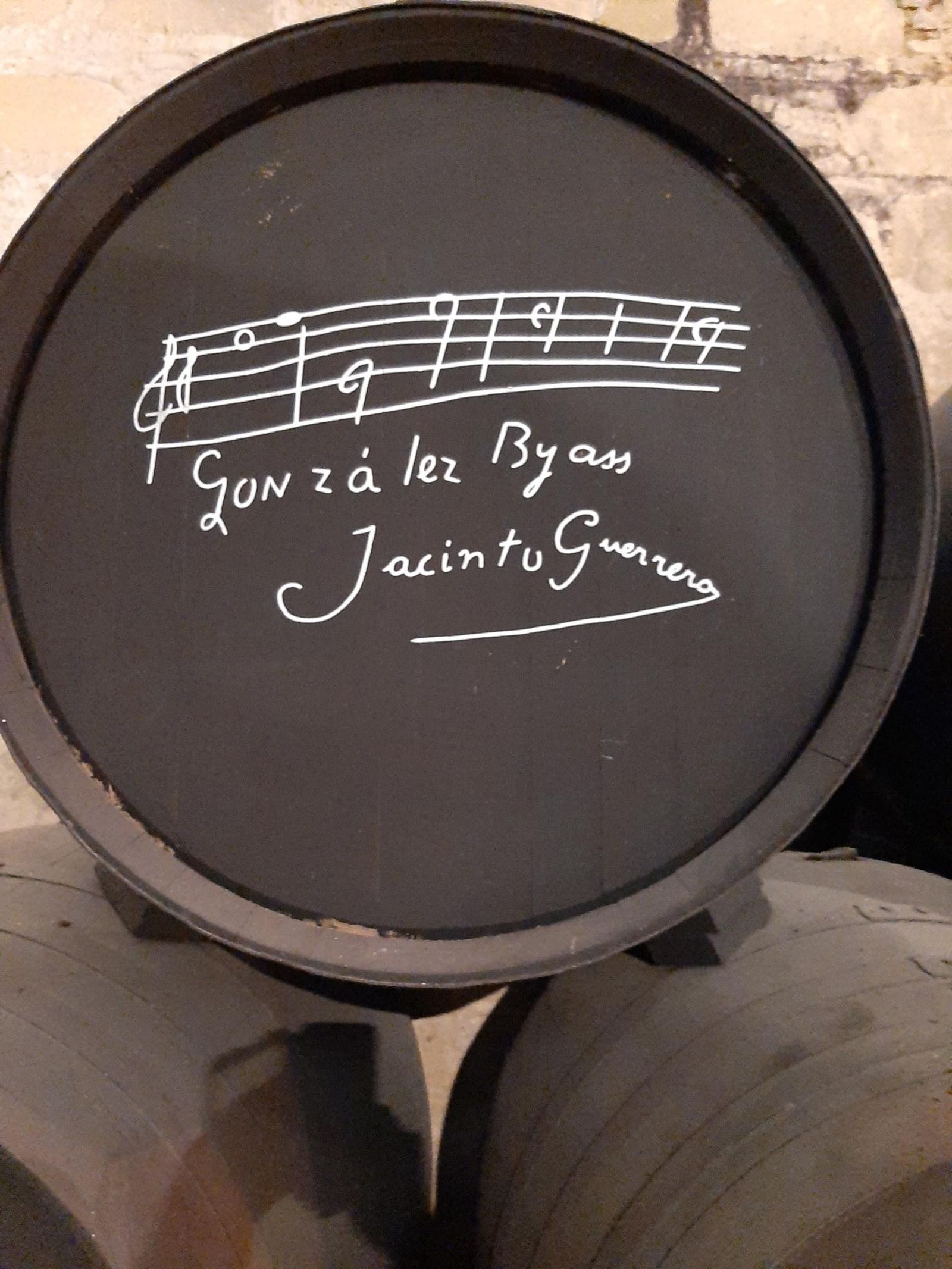 Fima del músico Jacinto Guerrero.