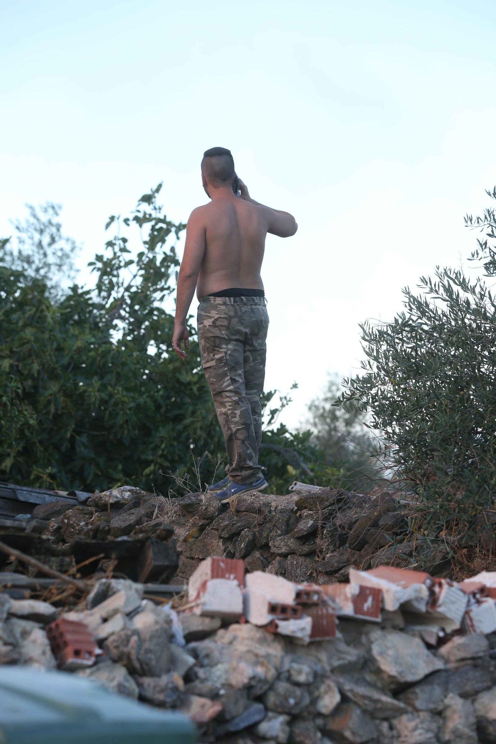 El incendio de Riotinto en imágenes