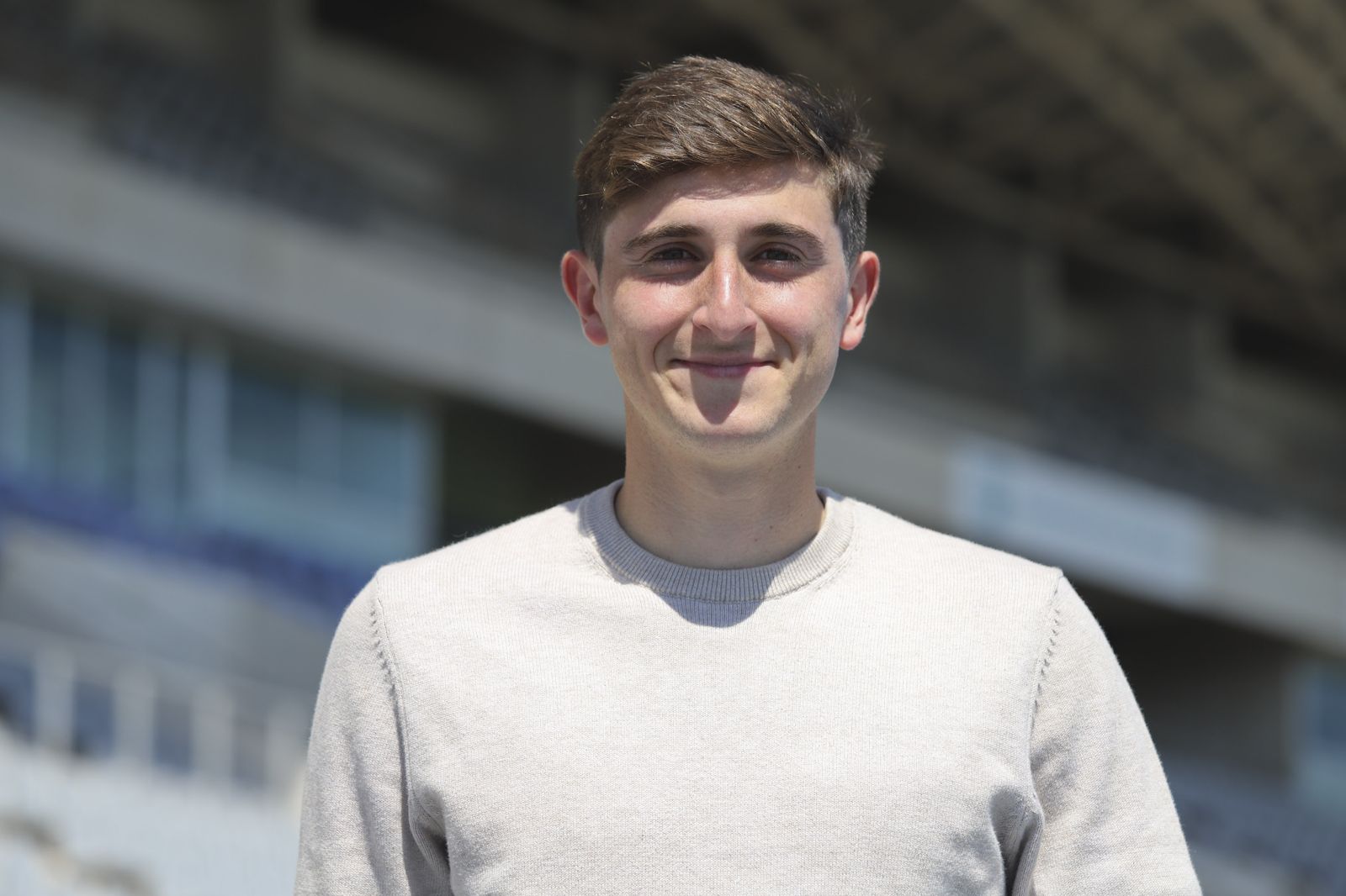 Las fotos de la entrevista a Álex Mula, jugador del Málaga CF