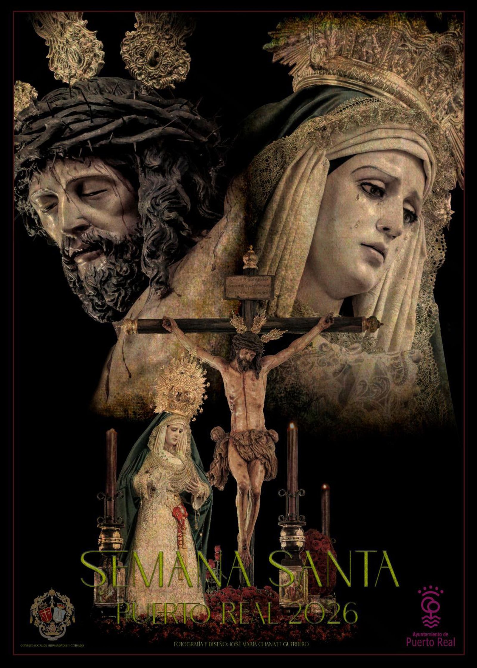 Cartel de la Semana Santa de Puerto Real 2026