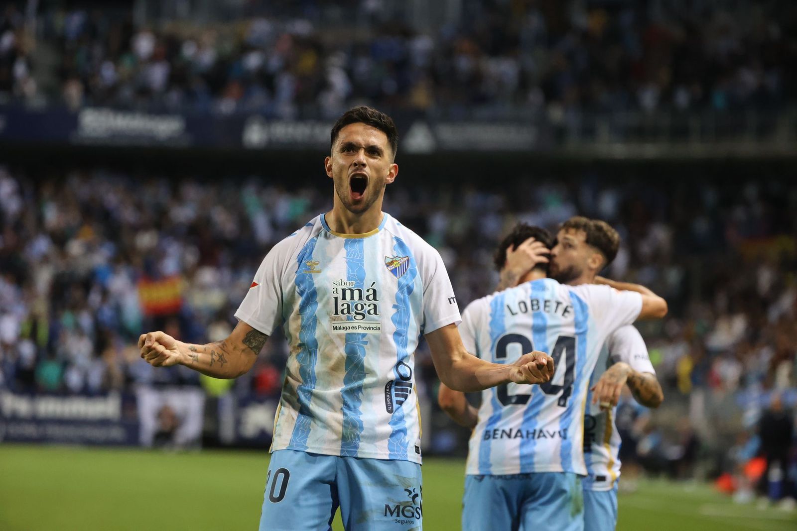 Las fotos del Málaga CF-Cartagena