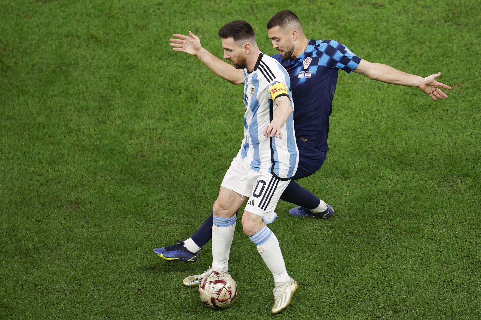 Las fotos de Messi contra Croacia