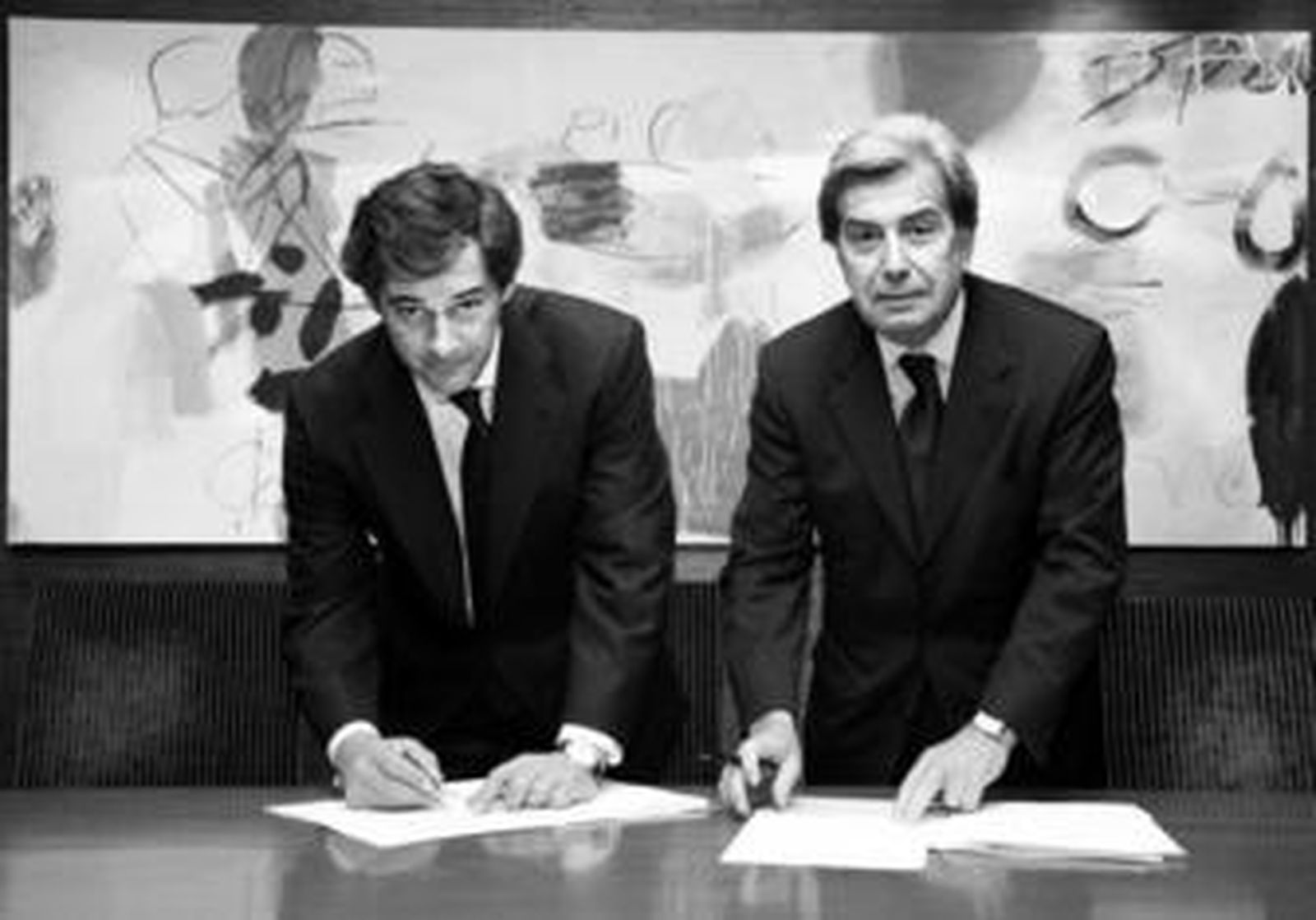 El presidente de Endesa, José Manuel Entrecanales, y el consejero delegado de Enel, Fulvio Conti.