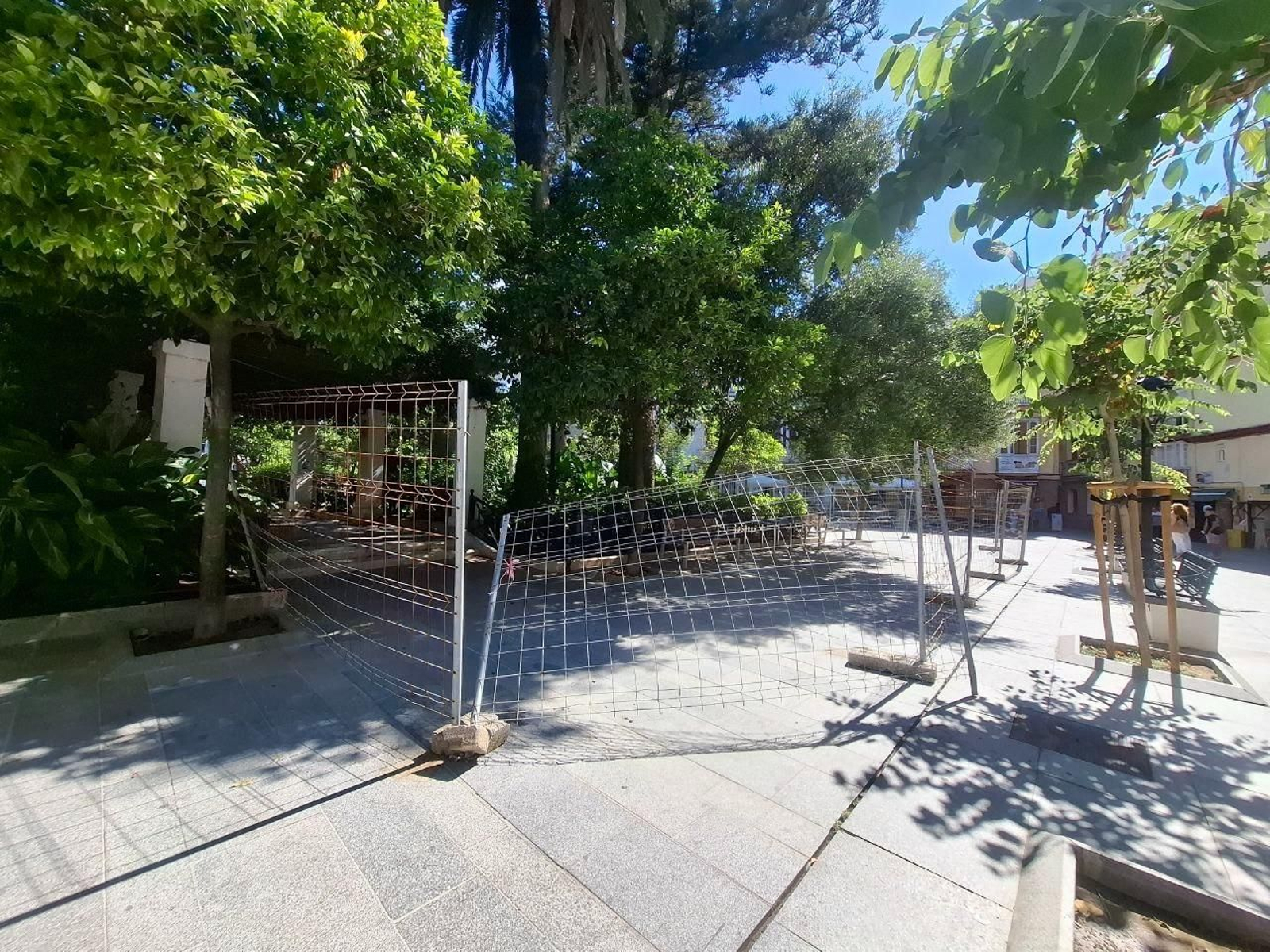 Imagen de lal Plaza de Candelaria vallada